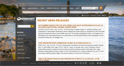 Desktop Screenshot of news.iowadot.gov
